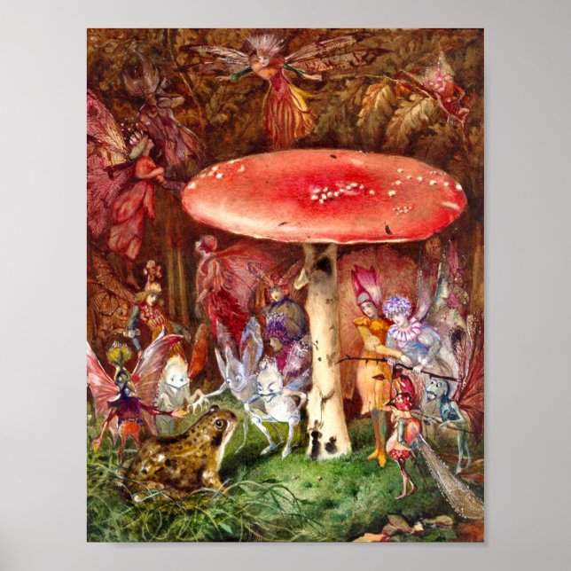 Der Intruder John Anster Fitzgerald Poster (Vorne)