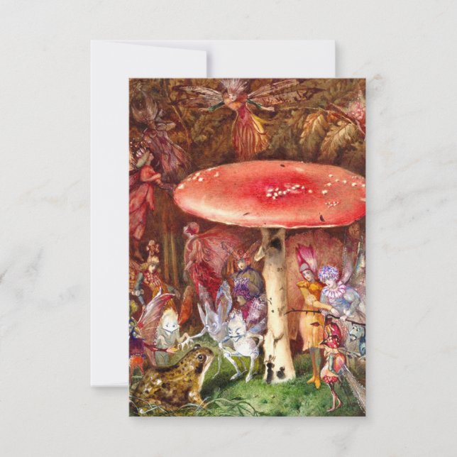 Der Intruder John Anster Fitzgerald RSVP Karte (Vorderseite)