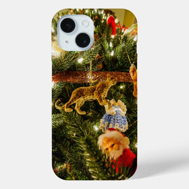 Der iPhone Case mit dem Weihnachtsbaum (Rückseite)