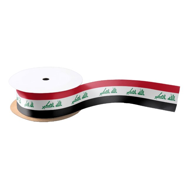 Der Irak-Flagge Satinband (Spule)