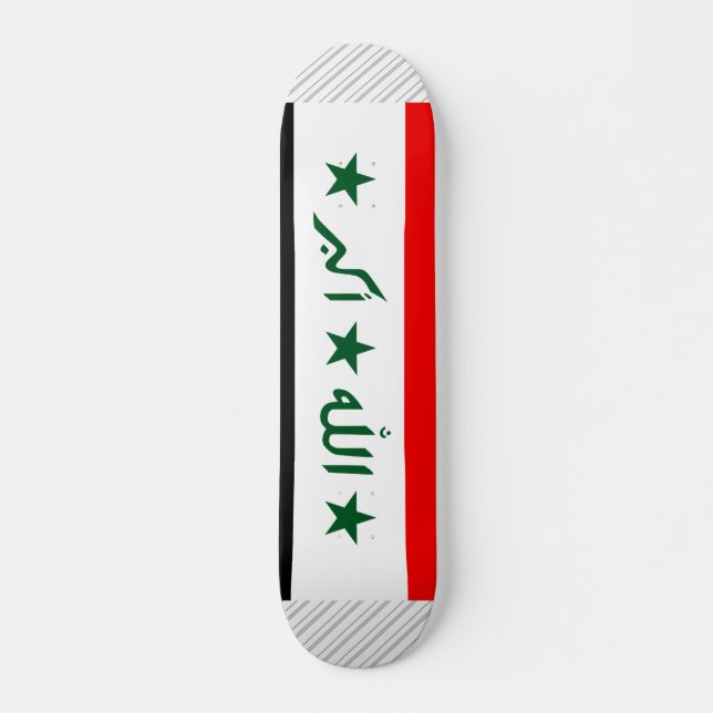 Der Irak-Flagge Skateboard (Vorne)