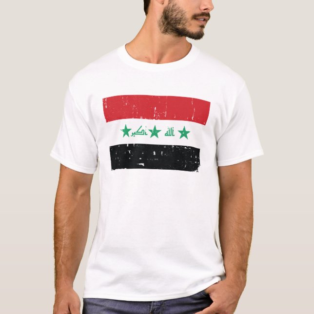 Der Irak-Flagge T-Shirt (Vorderseite)