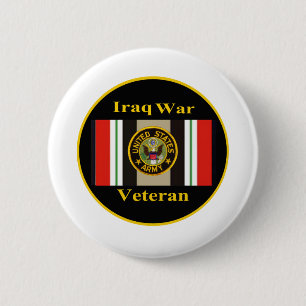 Der Irak-Kriegs-Veteranen-"Armee-" Button