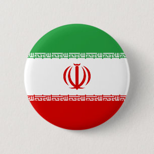 Der Iran-Flagge Button