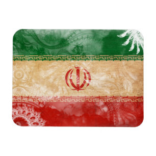 Der Iran-Flagge Magnet