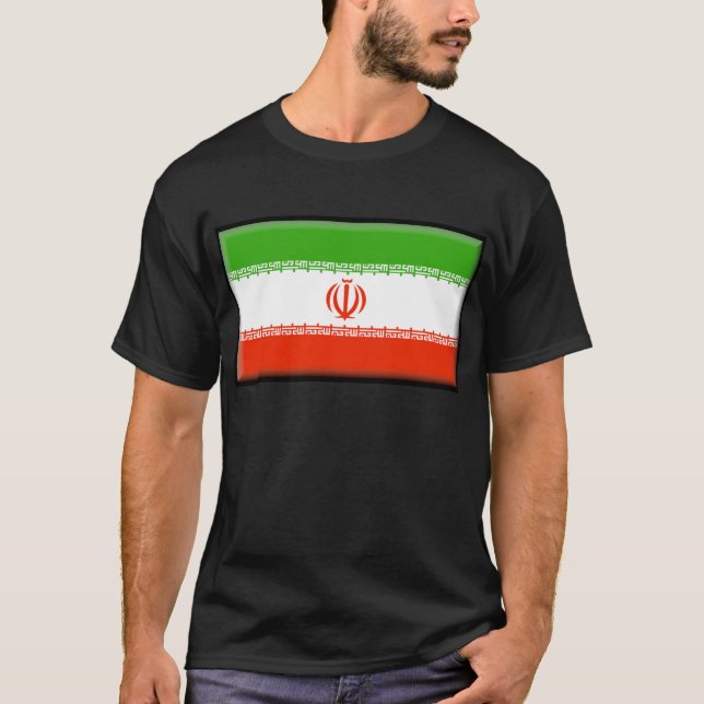 Der Iran-Flagge T-Shirt (Vorderseite)