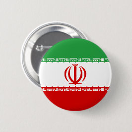 Der Iran-Flaggen-Knopf Button
