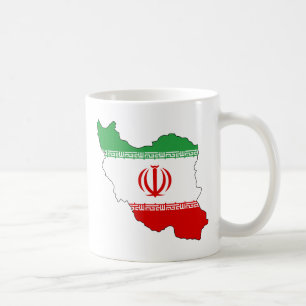 Der Iran IR, Flagge, Wappen جمهوریاسلامیایران Kaffeetasse