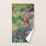 Der Iris-Garten durch Claude Monet Handtuch<br><div class="desc">Besichtigen Sie bitte meinen Speicher für interessanteren Entwurf und mehr Farbeauserlesenes => zazzle.com/colorfulworld*</div>