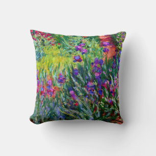Der Iris-Garten in Giverny Claude Monet schöner Kissen