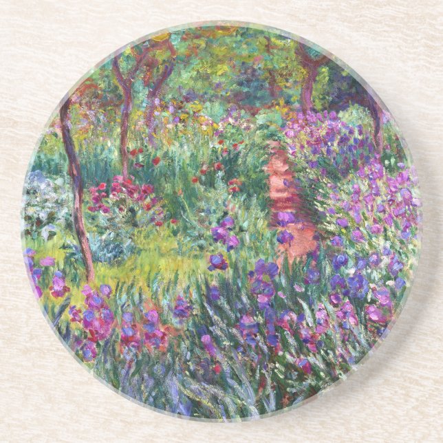 Der Iris-Garten in Giverny, Claude Monet Untersetzer (Vorne)