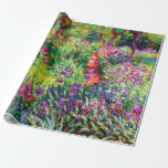 Der Iris-Garten in Giverny von Claude Monet   Geschenkpapier<br><div class="desc">Bitte besuchen Sie mein Geschäft für mehr interessantes Design und mehr Farbwahl. => zazzle.com/iwheels*</div>