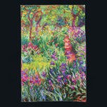 Der Iris-Garten in Giverny von Claude Monet Geschirrtuch<br><div class="desc">Bitte besuchen Sie mein Geschäft für mehr interessantes Design und mehr Farbwahl. => zazzle.com/iwheels*</div>