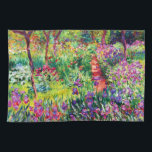 Der Iris-Garten in Giverny von Claude Monet Geschirrtuch<br><div class="desc">Bitte besuchen Sie mein Geschäft für mehr interessantes Design und mehr Farbwahl. => zazzle.com/iwheels*</div>