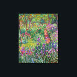 Der Iris-Garten in Giverny von Claude Monet Leinwanddruck<br><div class="desc">Der von Claude Monet gemalte Iris-Garten in Giverny. Circa 1900. Dieses Bild ist öffentlich zugänglich.</div>
