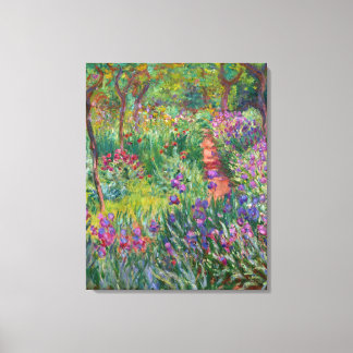 Der Iris-Garten in Giverny von Claude Monet Leinwanddruck