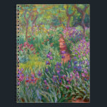 Der Iris-Garten in Giverny von Claude Monet Notizblock<br><div class="desc">Der von Claude Monet gemalte Iris-Garten in Giverny. Circa 1900. Dieses Bild ist öffentlich zugänglich.</div>