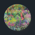 Der Iris-Garten in Giverny von Claude Monet Pappteller<br><div class="desc">Der Iris-Garten in Giverny von Claude Monet. 
Besuchen Sie bitte meinen Laden für interessanteres Design und mehr Farbwahl => zazzle.com/iwheels*</div>