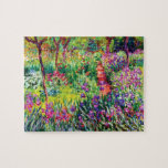 Der Iris-Garten in Giverny von Claude Monet Puzzle<br><div class="desc">Besuchen Sie bitte meinen Laden für interessanteres Design und mehr Farbwahl => zazzle.com/iwheels*</div>