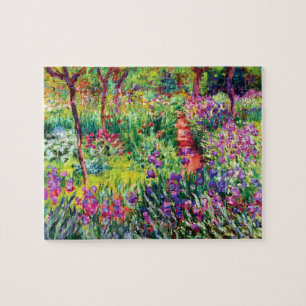 Der Iris-Garten in Giverny von Claude Monet Puzzle