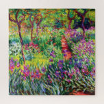 Der Iris-Garten in Giverny von Claude Monet Puzzle<br><div class="desc">Besuchen Sie bitte meinen Laden für interessanteres Design und mehr Farbwahl => zazzle.com/iwheels*</div>