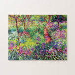 Der Iris-Garten in Giverny von Claude Monet Puzzle<br><div class="desc">Besuchen Sie bitte meinen Laden für interessanteres Design und mehr Farbwahl => zazzle.com/iwheels*</div>