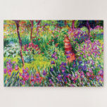 Der Iris-Garten in Giverny von Claude Monet Puzzle<br><div class="desc">Besuchen Sie bitte meinen Laden für interessanteres Design und mehr Farbwahl => zazzle.com/iwheels*</div>