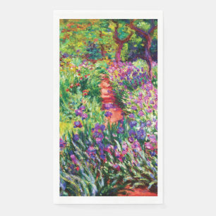 Der Iris-Garten in Giverny von Claude Monet Serviette