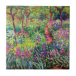 Der Iris-Garten von Claude Monet Fliese<br><div class="desc">Der Iris-Garten von Claude Monet. Besuchen Sie bitte meinen Laden für interessanteres Design und mehr Farbwahl => zazzle.com/colorfulworld*</div>