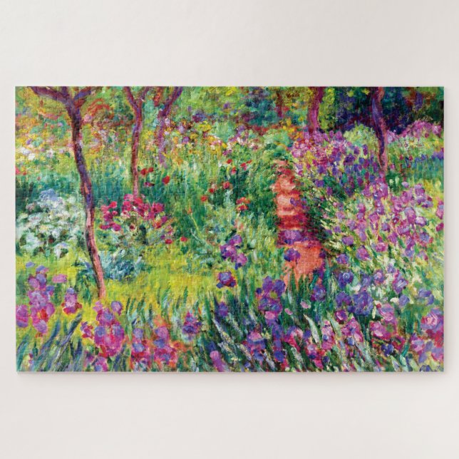 Der Iris-Garten von Claude Monet Puzzle (Horizontal)