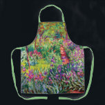 Der Iris-Garten von Claude Monet   Schürze<br><div class="desc">Der Iris-Garten von Claude Monet.
Besuchen Sie bitte meinen Laden für interessanteres Design und mehr Farbwahl => zazzle.com/colorfulworld*</div>