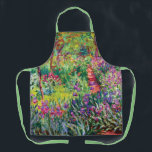 Der Iris-Garten von Claude Monet   Schürze<br><div class="desc">Der Iris-Garten von Claude Monet.
Besuchen Sie bitte meinen Laden für interessanteres Design und mehr Farbwahl => zazzle.com/colorfulworld*</div>