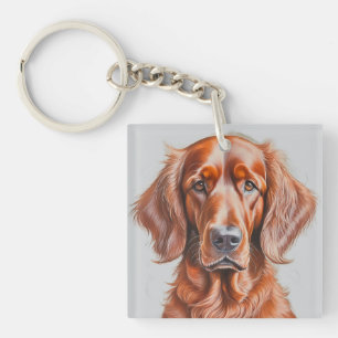 Der irische Setter der Schlüsselanhänger