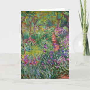 Der Irisgarten in Giverny von Claude Monet Karte