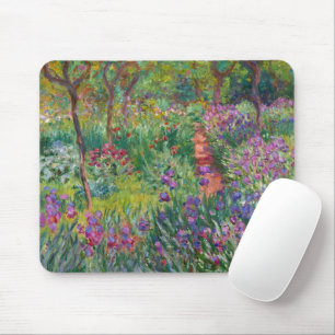 Der Irisgarten in Giverny von Claude Monet Mousepad