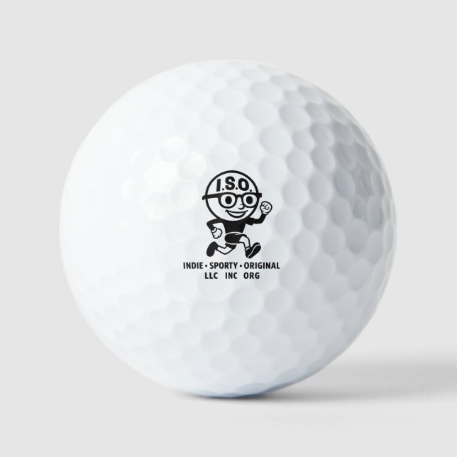 Der ISO-Hut Golfball (Vorderseite)