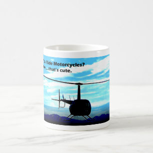 Der ist niedlicher Hubschrauber Kaffeetasse