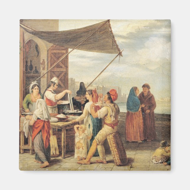 Der italienische Markt Magnet (Vorne)