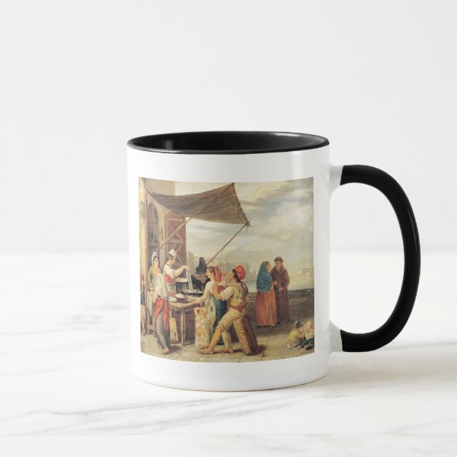 Der italienische Markt Tasse (Rechts)