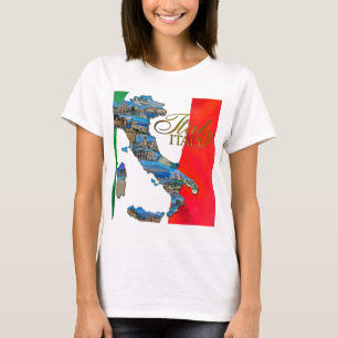 Der italienische "Stiefel " T-Shirt