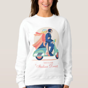 Der italienische Traum - der weiße Lotus Sweatshirt