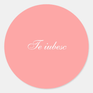 Der iubesc Aufkleber