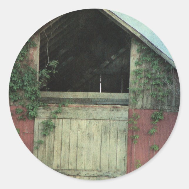 Der ivy Barn Runder Aufkleber (Vorderseite)