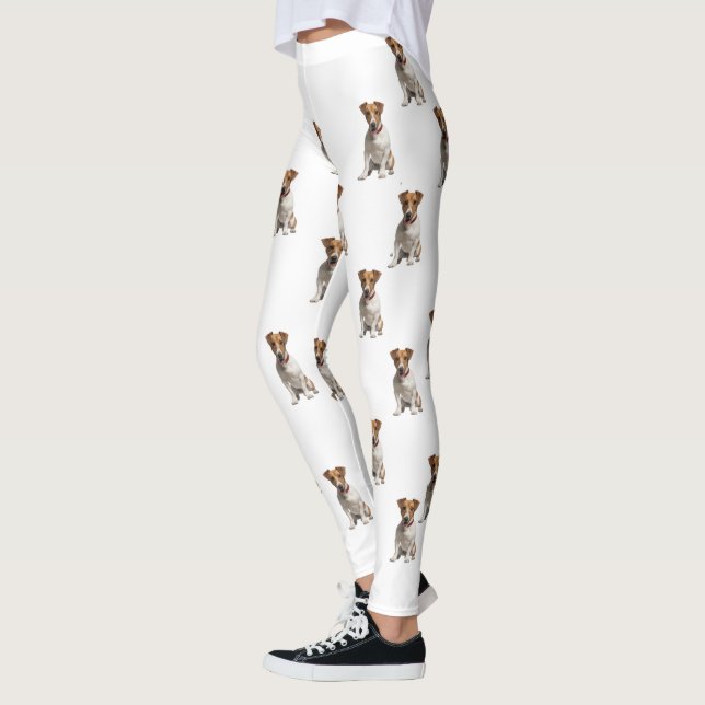 Der Jack-Russel-Terrier-Leggings der Frauen Leggings (Links)