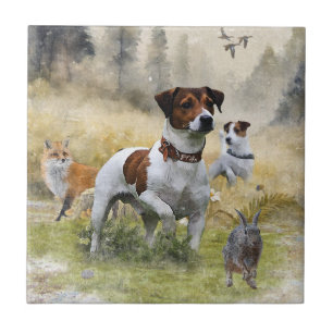 Der Jack Russell Terrier , Art Fliese