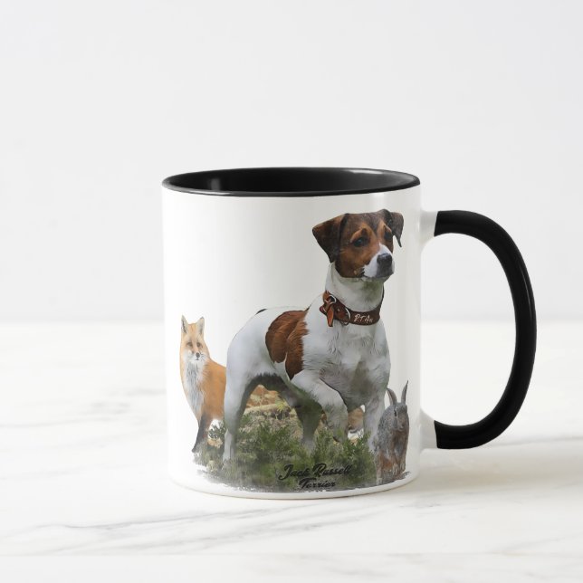 Der Jack Russell Terrier , Art Tasse (Rechts)