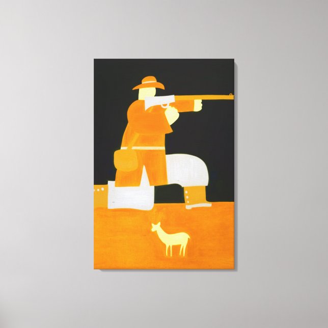 Der Jäger 1998 Leinwanddruck (Vorderseite)