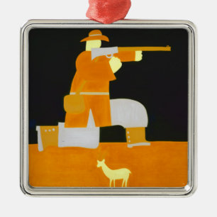 Der Jäger 1998 Silbernes Ornament