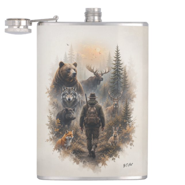 Der Jäger, In die wilde Stille  Flachmann (Geöffnet)