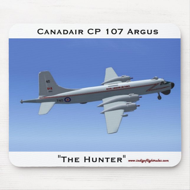 Der Jäger, Mausunterlage Canadair CPs 107 Argus Mousepad (Vorne)